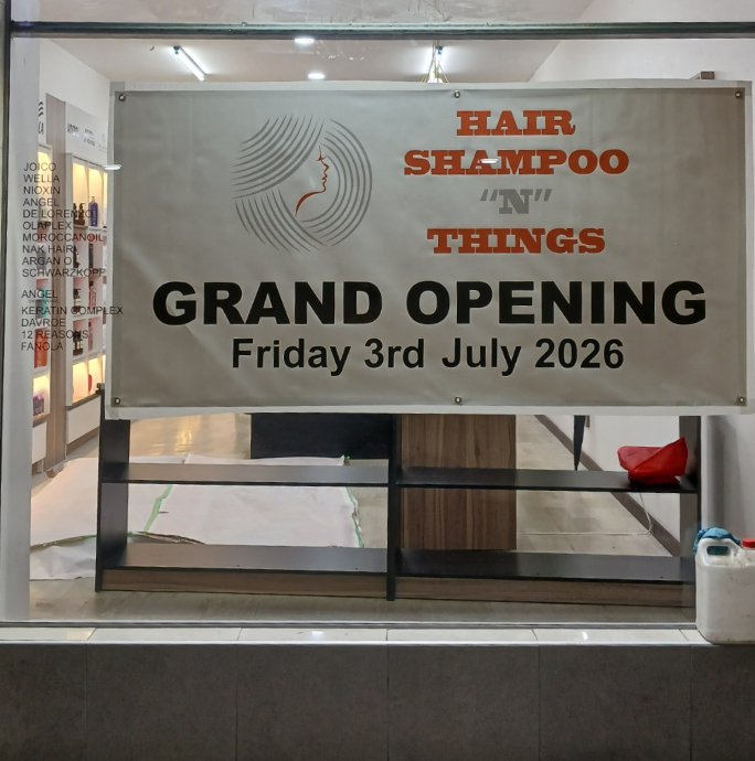 Hair and Shampoo Grand Opening SIgnaga