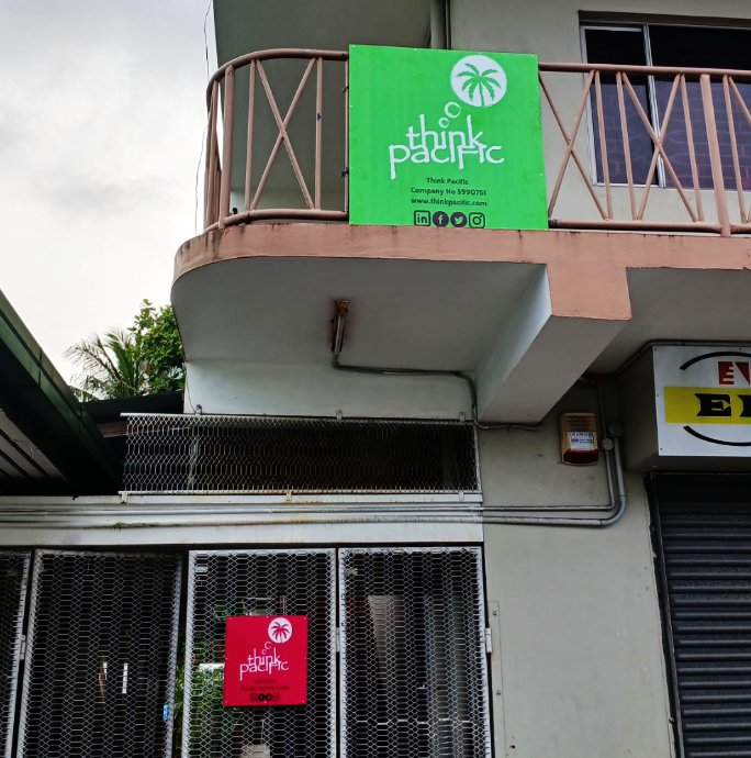Think Pacific Balcony and Gate Signs